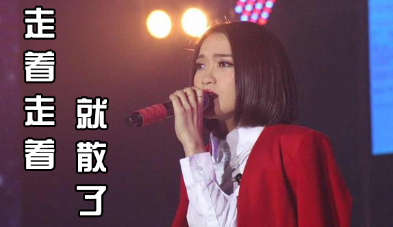 走着走着就散了吉他谱 E调_庄心妍