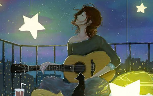 送春吉他谱 D调和弦谱_音乐之家编配_昭昭