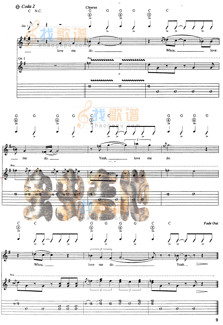 love me do吉他谱-3