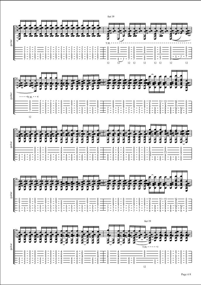 Big blue ocean吉他谱-6