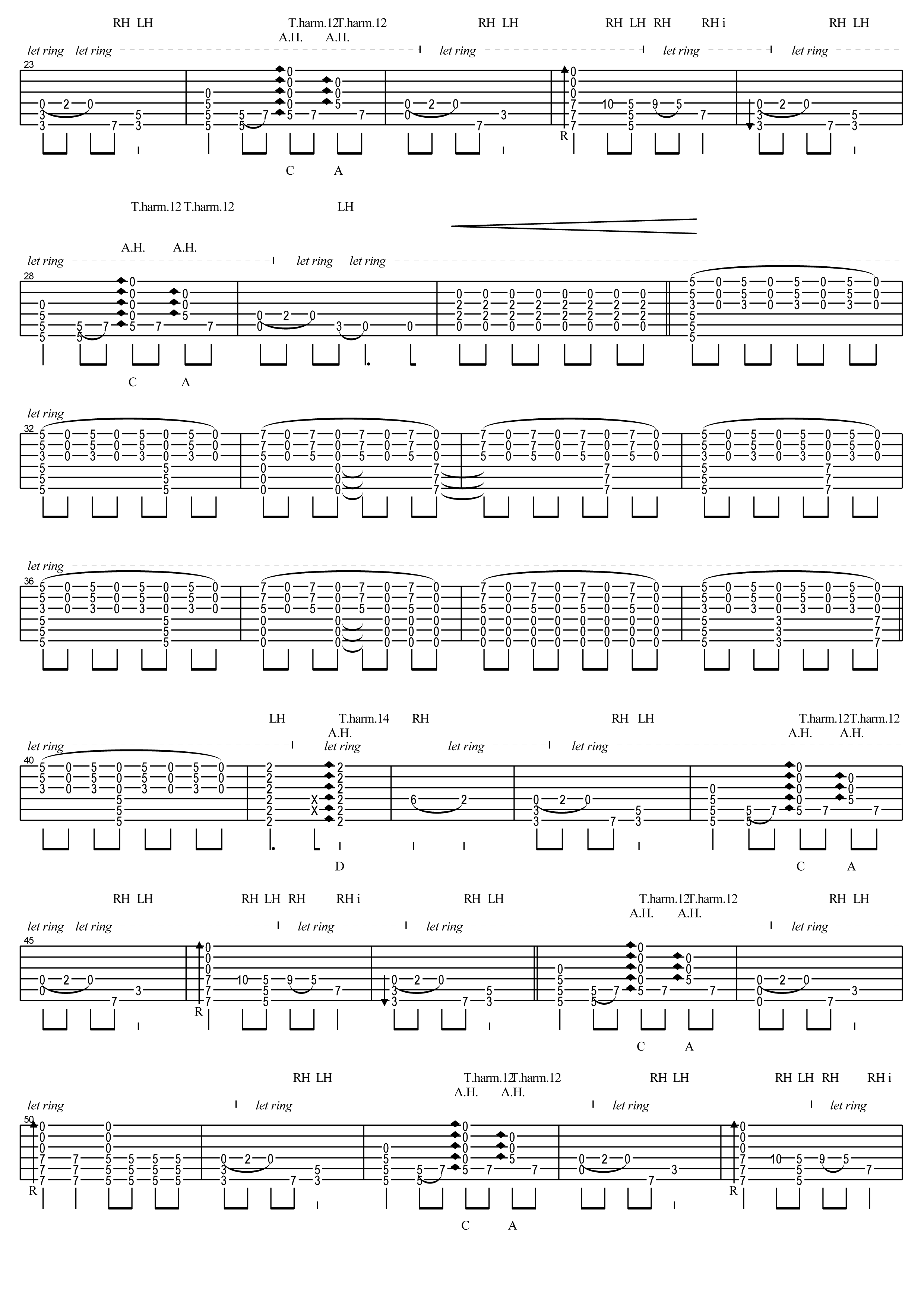 Merry Christmas Mr.Lawrence吉他谱-2