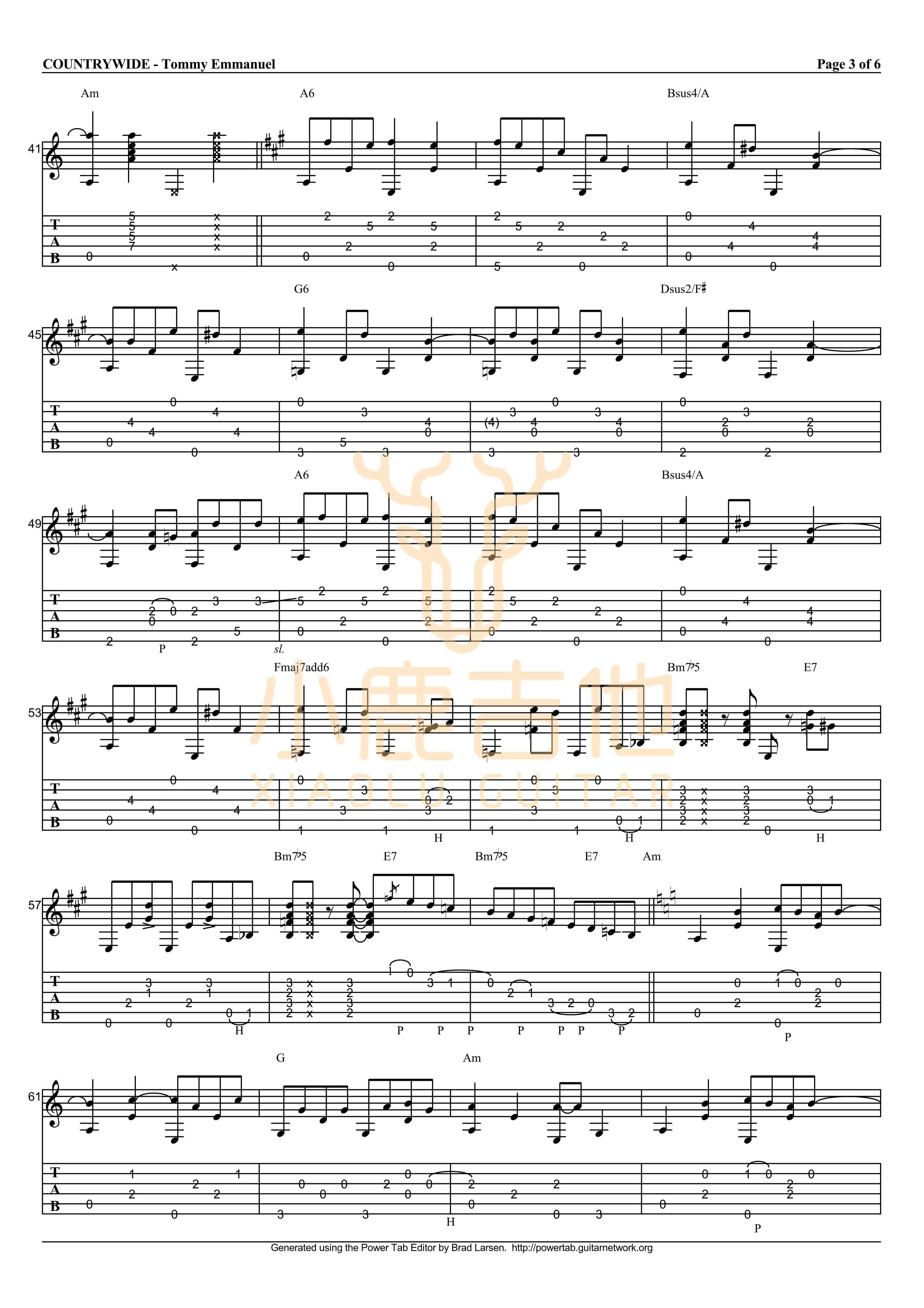 Countrywide吉他谱-3