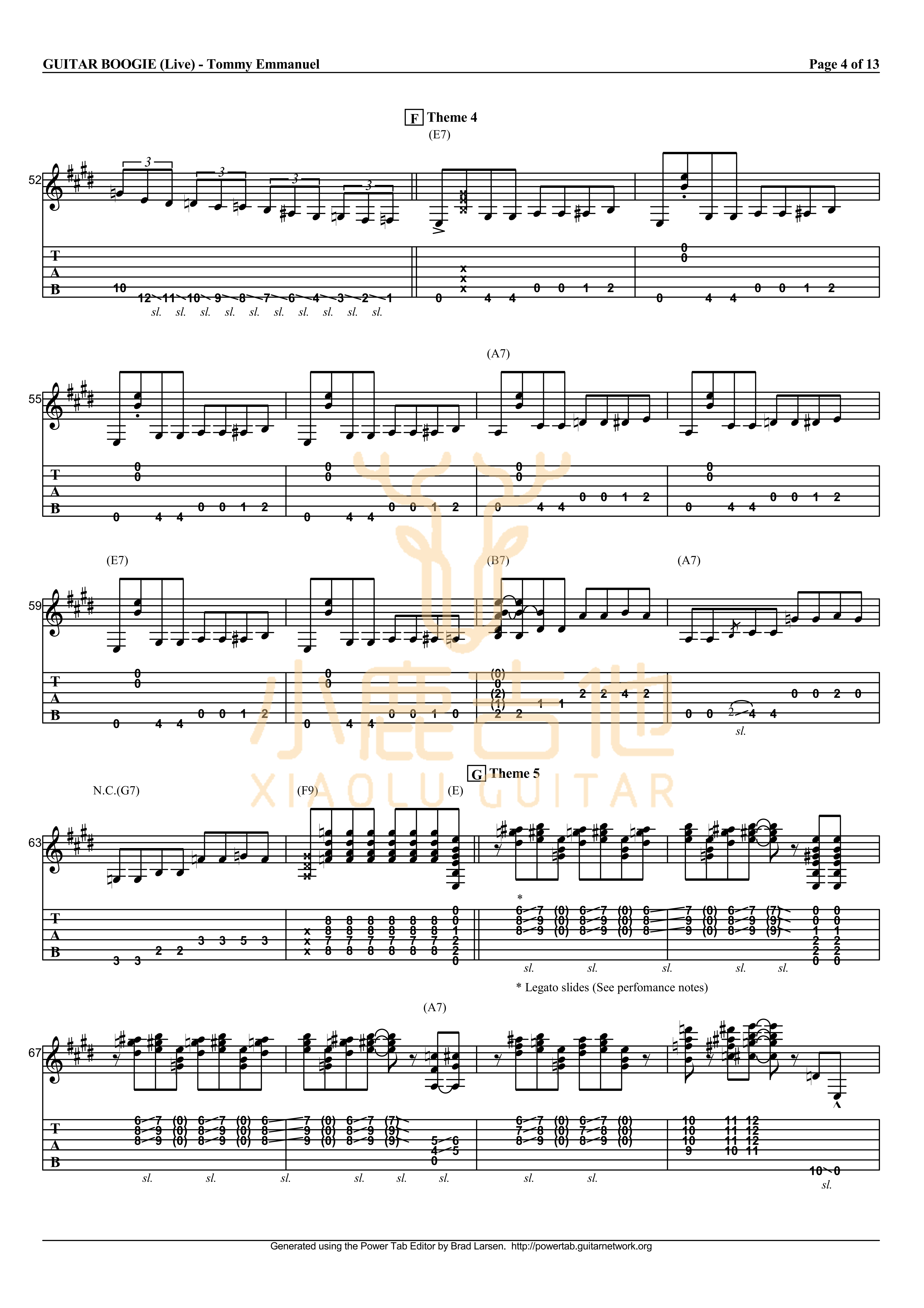 Guitar Boogie吉他谱-4