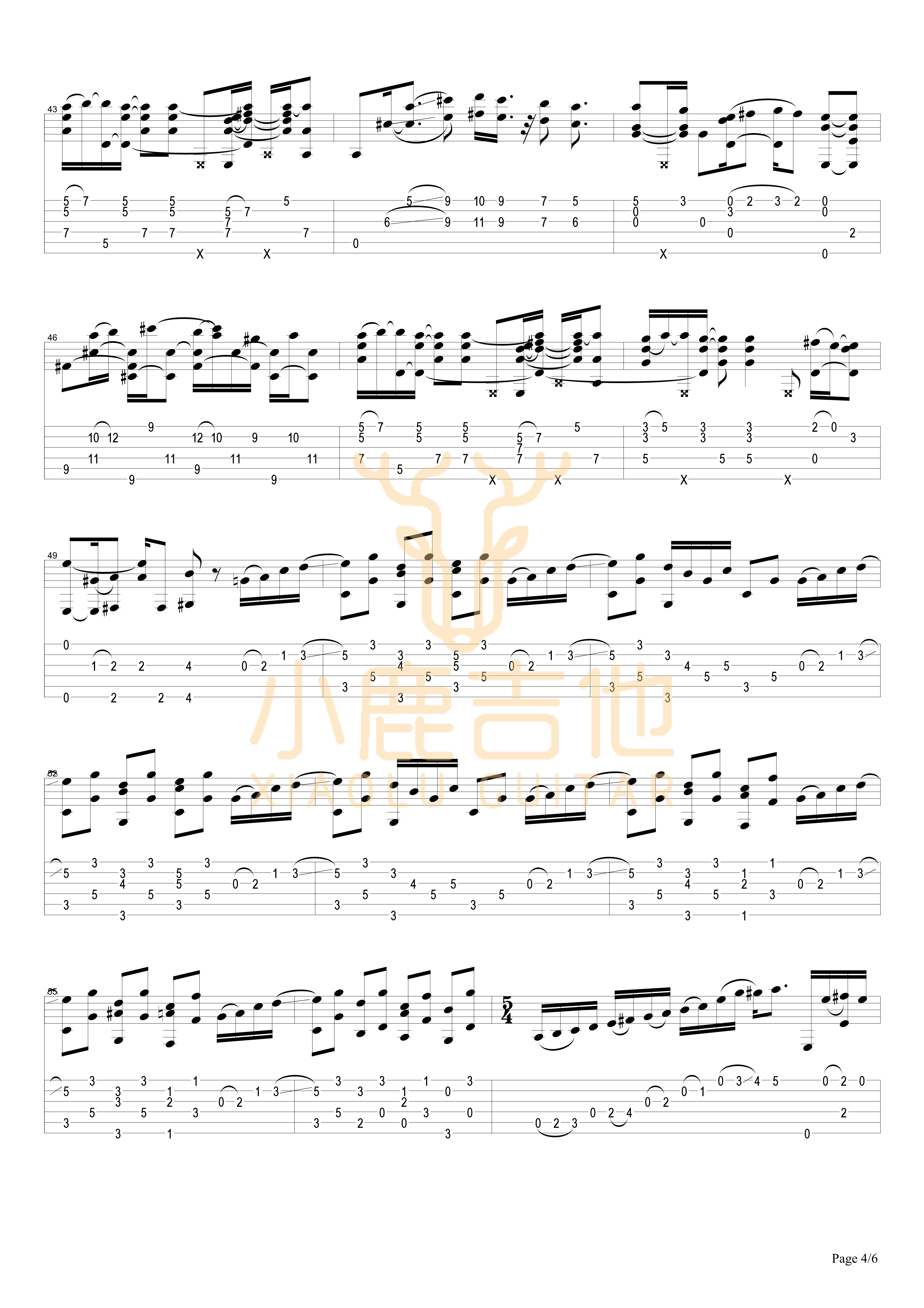 Guitar Rag吉他谱-4