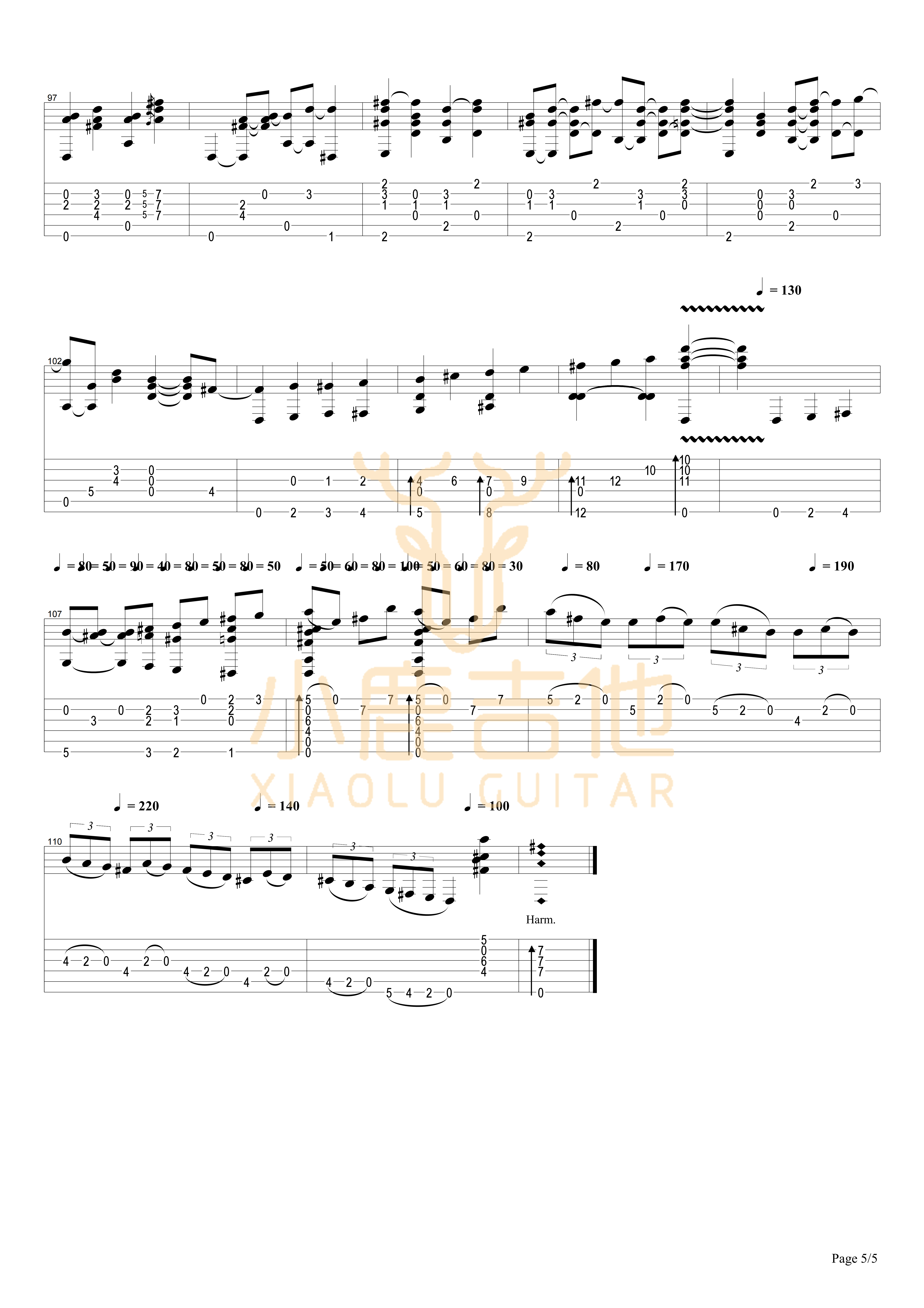 struttin'吉他谱-5