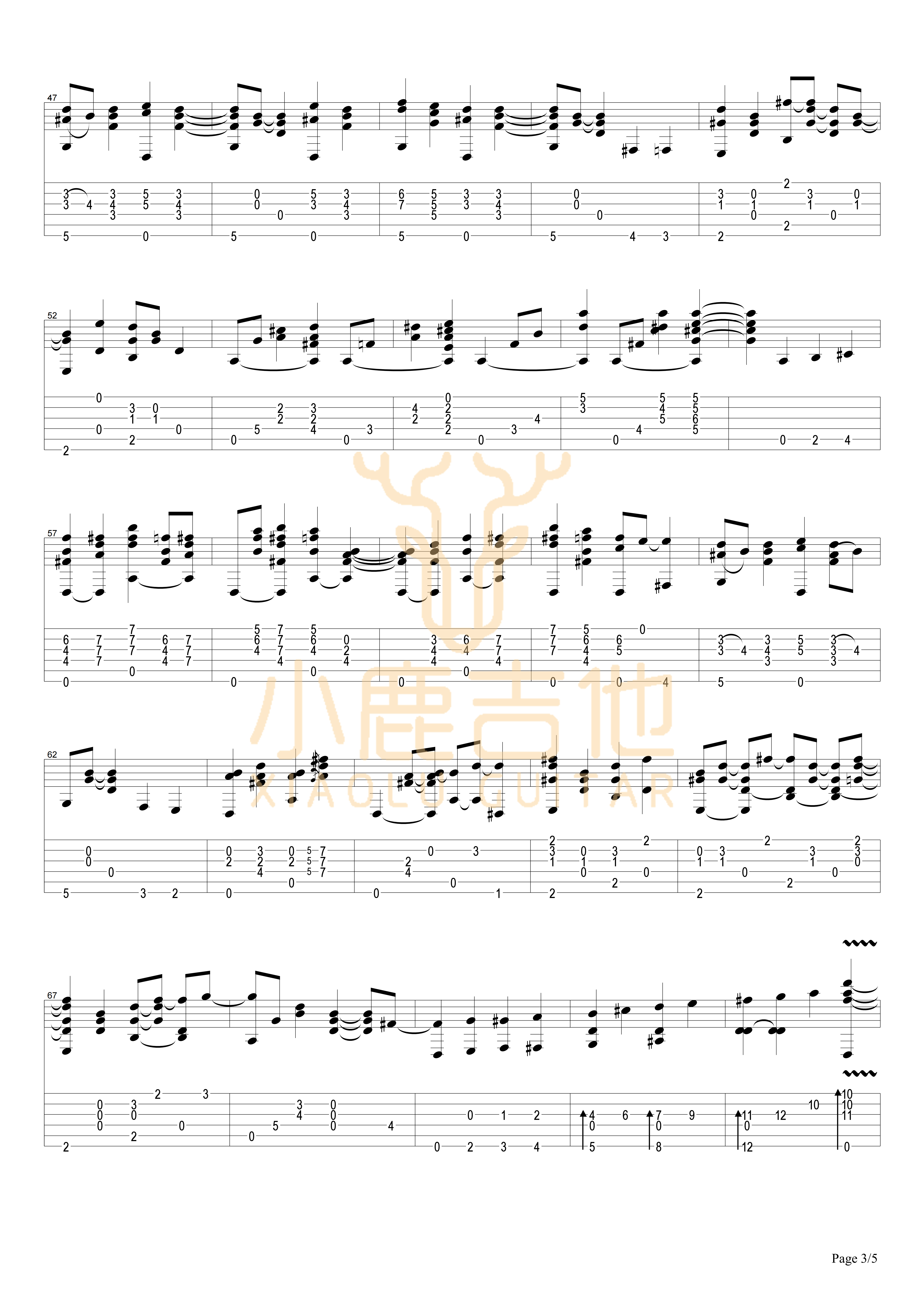 struttin'吉他谱-3