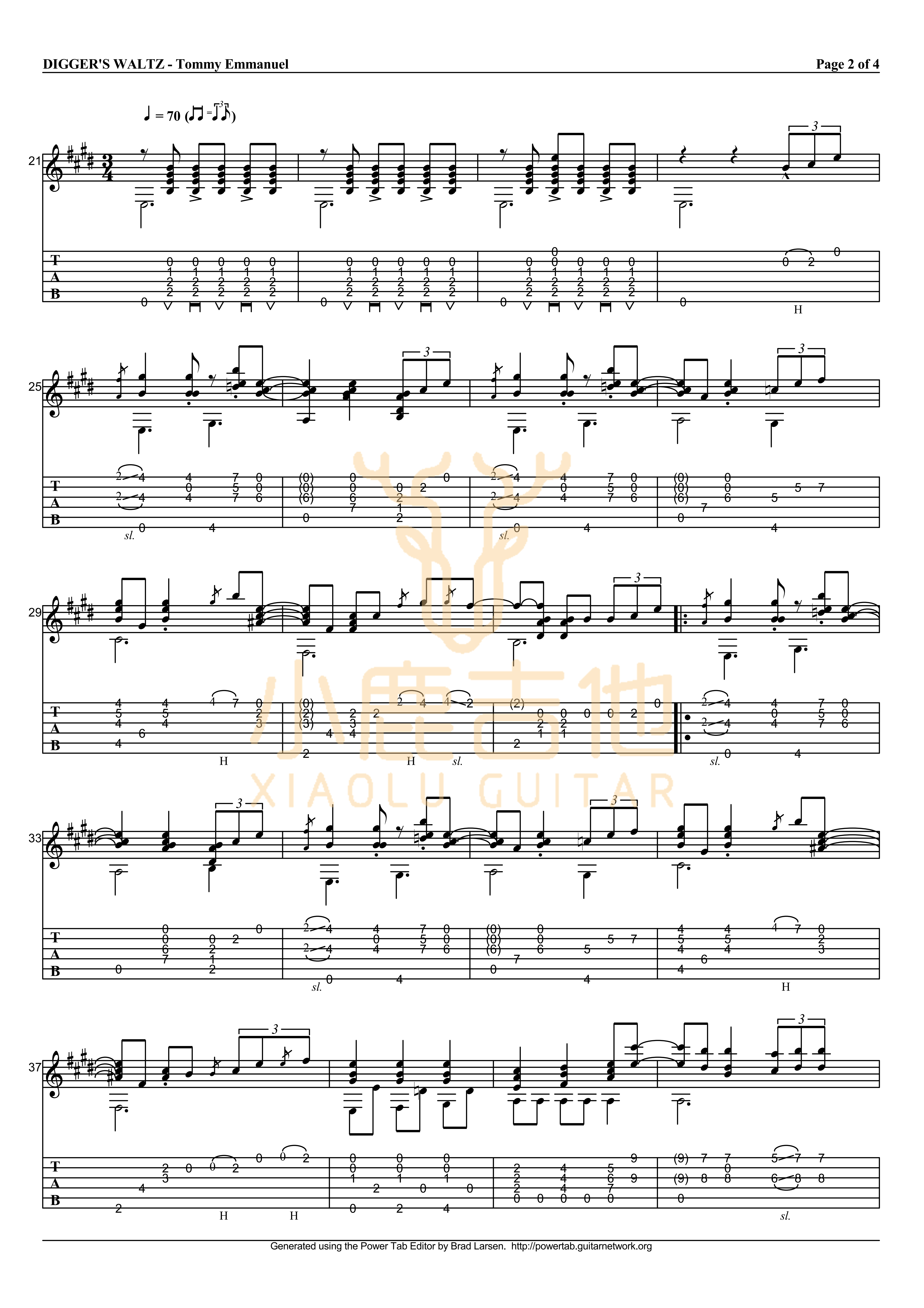 The Diggers' Waltz吉他谱-2