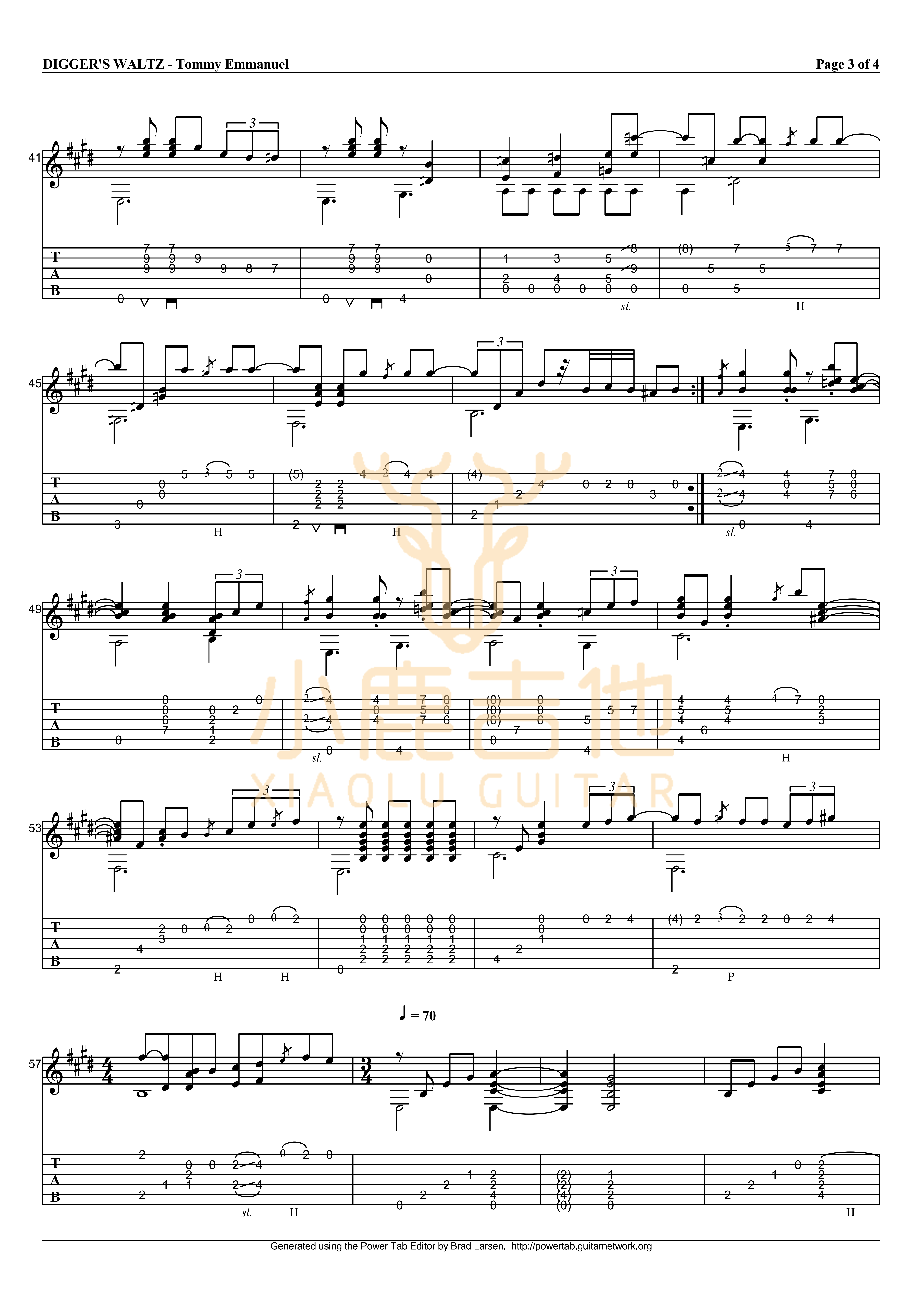 The Diggers' Waltz吉他谱-3