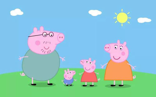 《Peppa pig》尤克里里谱指弹版 原调六线谱_高清版_小猪佩奇