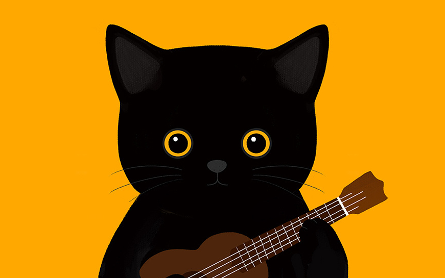 《想要变成猫》尤克里里谱弹唱版 F调和弦谱_星弦音乐教室编配_ms舞儿