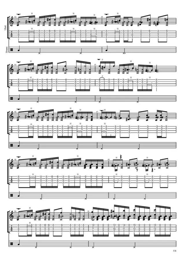 Fight尤克里里谱-5