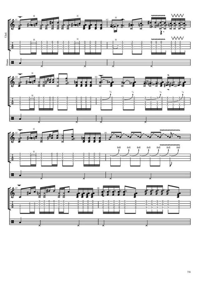 Fight尤克里里谱-7