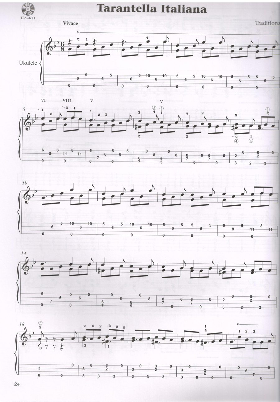 Tarantella Italiana尤克里里谱-1