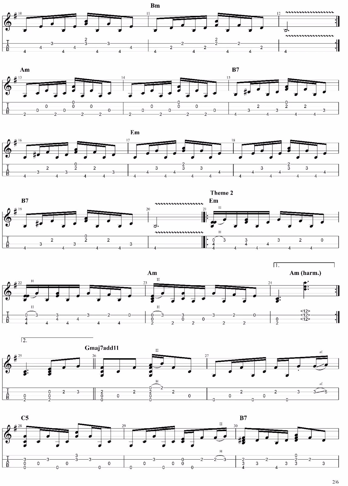 离人愁尤克里里谱-6