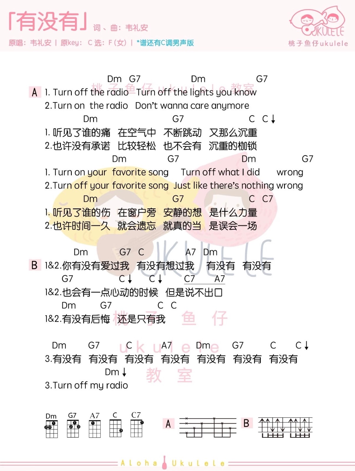 有没有尤克里里谱-1