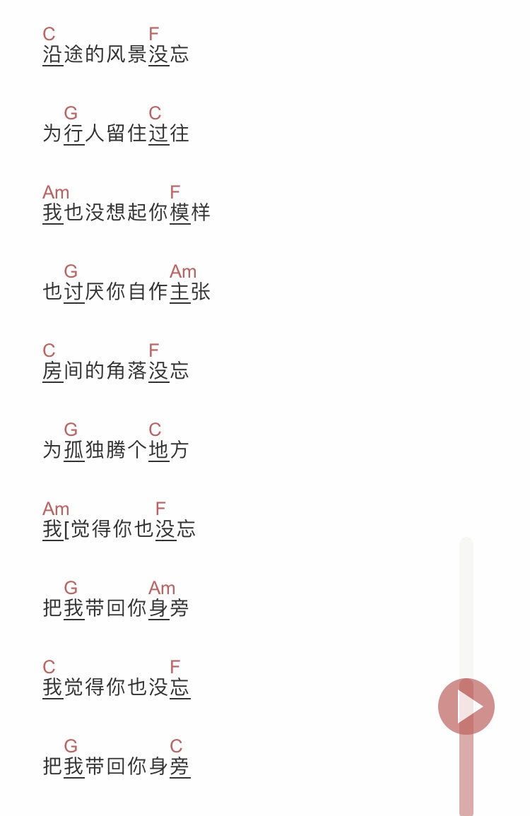 没忘尤克里里谱-3