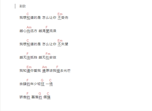 我不知道尤克里里谱-3