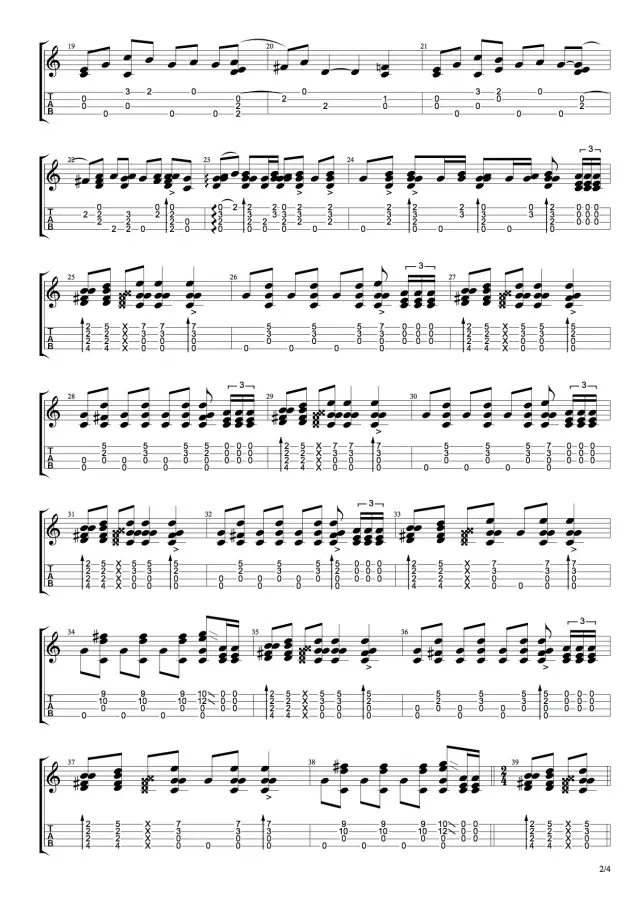 Blue Roses Falling尤克里里谱-2