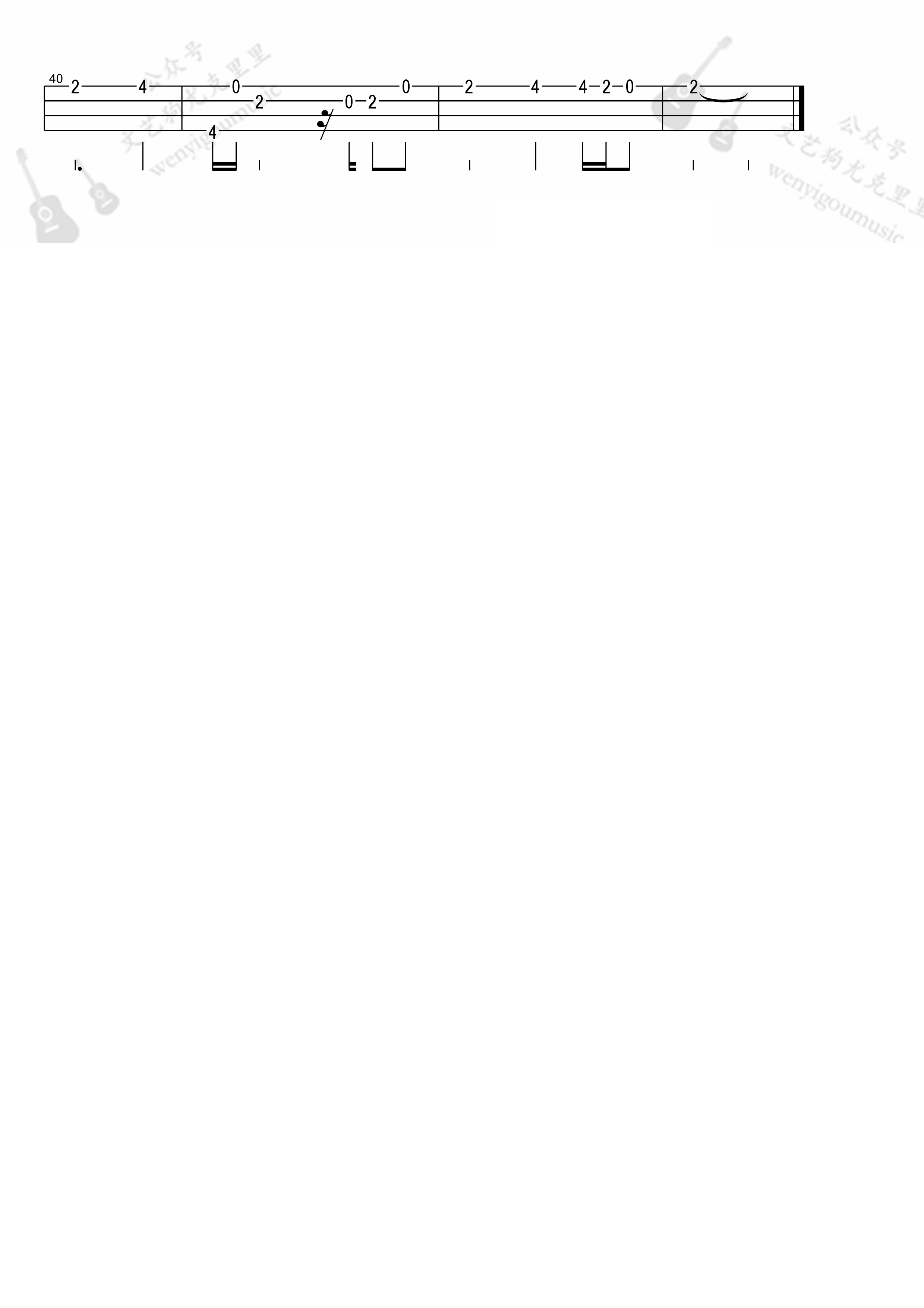 Lost Stars尤克里里谱-3